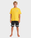 BILLABONG Boys Bio Wave Short Sleeve OG - YELLOW