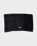 BILLABONG Men's Atom Tri-Fold Wallet - BLACK