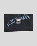 BILLABONG Men's Atom Tri-Fold Wallet - BLACK