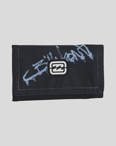 BILLABONG Men's Atom Tri-Fold Wallet - BLACK