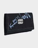 BILLABONG Men's Atom Tri-Fold Wallet - BLACK