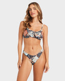 BILLABONG Forever Folk Coco Bralette - BLACK PEBBLE