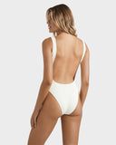 BILLABONG Wander Over Tanker One Piece - SALT CRYSTAL