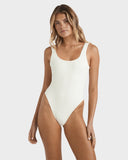 BILLABONG Wander Over Tanker One Piece - SALT CRYSTAL