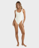 BILLABONG Wander Over Tanker One Piece - SALT CRYSTAL