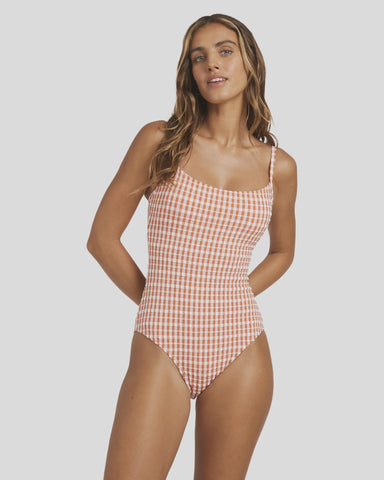 BILLABONG Wave Check Mia DD One Piece - TIGERLILY