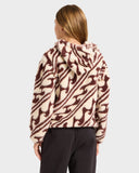 BILLABONG Dark Wave Half Zip Hoodie - TEAK