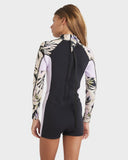 BILLABONG Teen Spring Fever Long Sleeve Springsuit 2mm - BLACK FLORAL