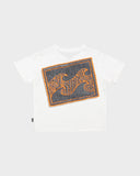BILLABONG Groms Crayon Wave Short Sleeve Tee - WHITE