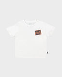 BILLABONG Groms Crayon Wave Short Sleeve Tee - WHITE