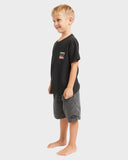 BILLABONG Crayon Wave Tee Toddlers  - BLACK