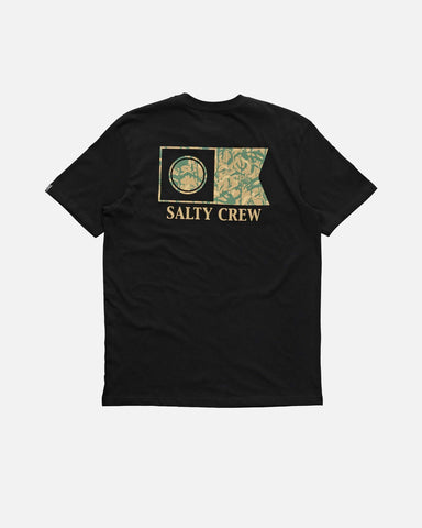 SALTY CREW Flagship Premium Short Sleeve Tee - BLACK
