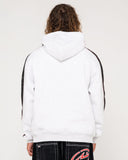 RUSTY Dine N Dash Hooded Fleece - ECRU MARBLE