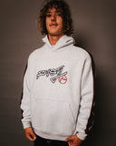 RUSTY Dine N Dash Hooded Fleece - ECRU MARBLE