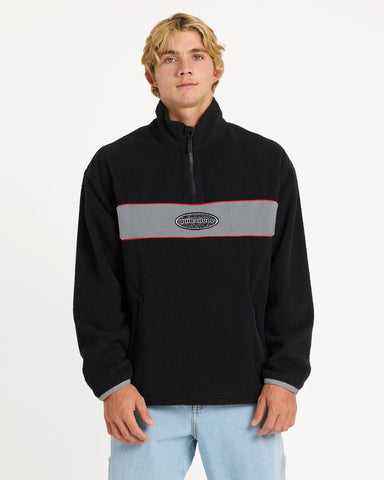 QUIKSILVER Mercury Panel Polar Fleece -  BLACK