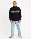 QUIKSILVER Mercury Panel Polar Fleece - BLACK