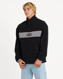QUIKSILVER Mercury Panel Polar Fleece - BLACK