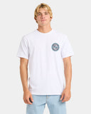 QUIKSILVER Sequel Short Sleeve Tee - WHITE