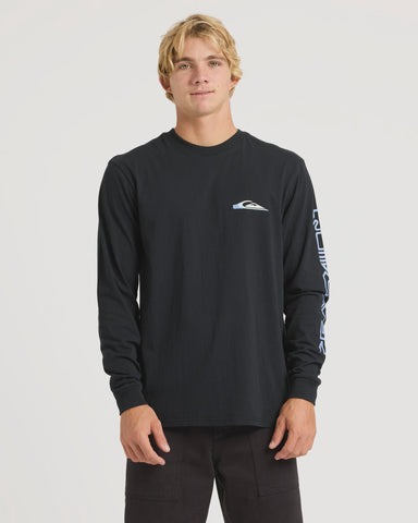 QUIKSILVER Warp Drive Long Sleeve Tee - BLACK