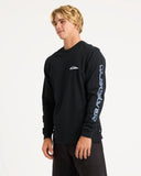 QUIKSILVER Warp Drive Long Sleeve Tee - BLACK
