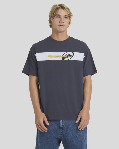 QUIKSILVER Tilt Panel Tee - DARK NAVY