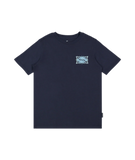 QUIKSILVER Youth Starfish Stamp Short Sleeve T-Shirt - DARK NAVY
