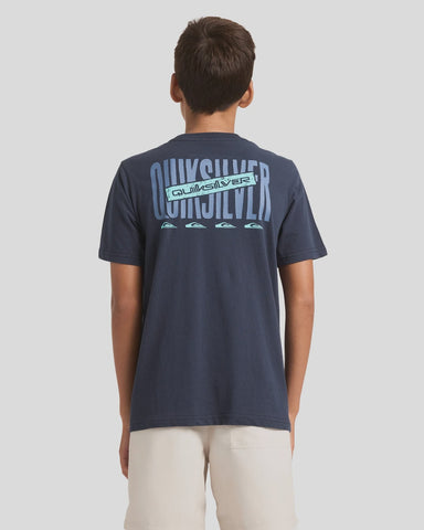 QUIKSILVER Repeater Youth Tee - DARK NAVY