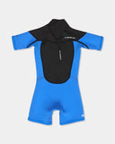 QUIKSILVER 1.5MM Prologue Short Sleeve Wetsuit - PLALACE BLUE