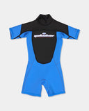 QUIKSILVER 1.5MM Prologue Short Sleeve Wetsuit - PLALACE BLUE