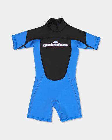 QUIKSILVER 1.5MM Prologue Short Sleeve Wetsuit - PLALACE BLUE