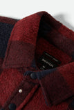 BRIXTON Bowery Arctic Stretch Fleece - ADRENALINE RUSH/MOOD INDIGO PLAID