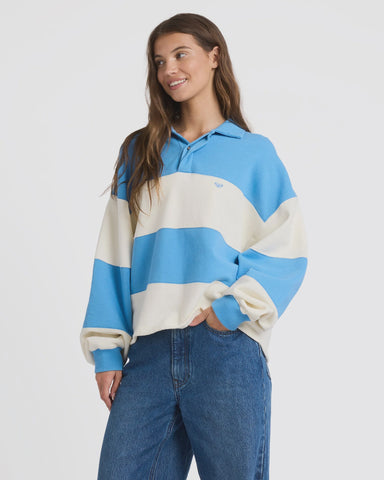 ROXY Cross Over Sweater - BONE