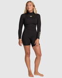 ROXY - Womens 2/2 Prologue+ Long Sleeve Spring wetsuit - BLACK