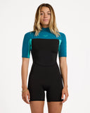 ROXY Womens 2/2mm Prologue+ Back Zip Springsuit - BALTIC