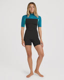 ROXY Womens 2/2mm Prologue+ Back Zip Springsuit - BALTIC