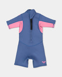 ROXY Prologue Toddlers Short Sleeve 2/2mm Springsuit - DUTCH BLUE