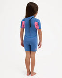 ROXY Prologue Toddlers Short Sleeve 2/2mm Springsuit - DUTCH BLUE