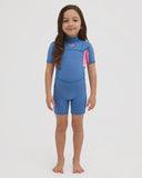 ROXY Prologue Toddlers Short Sleeve 2/2mm Springsuit - DUTCH BLUE