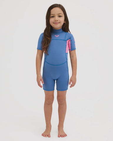 ROXY Prologue Toddlers Short Sleeve 2/2mm Springsuit - DUTCH BLUE