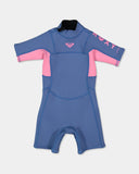ROXY Prologue Toddlers Short Sleeve 2/2mm Springsuit - DUTCH BLUE