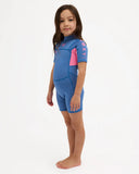ROXY Prologue Toddlers Short Sleeve 2/2mm Springsuit - DUTCH BLUE
