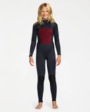 ROXY Prologue Girls Back Zip 3/2 Wetsuit - BLACK