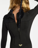 ROXY Prologue Girls Back Zip 3/2 Wetsuit - BLACK