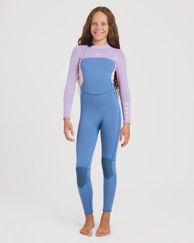 ROXY Prologue Girls Back Zip 3/2 Wetsuit - VIOLA
