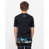O'NEILL Youth Clean & Mean UV Short Sleeve Rash Tee - BLACK