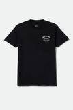 BRIXTON Straton S/S STND Tee - BLACK