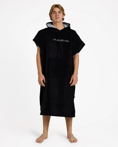 QUIKSILVER Core Hoody Towel - BLACK/JET BLACK