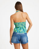 BILLABONG Lime Crush Halter Top - LIMEADE