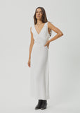 AFENDS Focus Seersucker Maxi Dress - WHITE