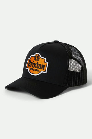 BRIXTON Genuine Quality MP Trucker Hat - BLACK/BLACK